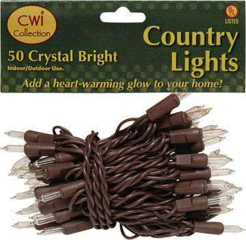 Light Set, Brown Cord, 50ct - The Fox Decor